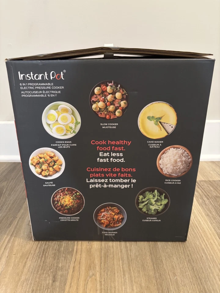 Instant Pot IP-LUX60 V3 Electric Pressure Cooker 6-in-1 Multi Use 6 Quart NEW - Image 3 of 4