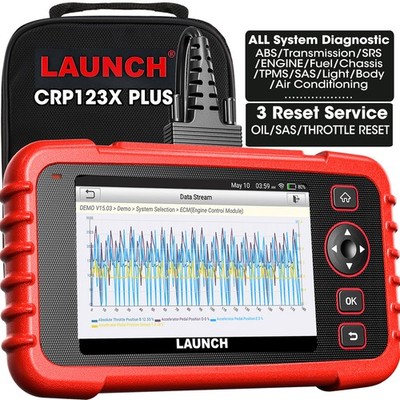 2026 LAUNCH CRP123X Plus KFZ OBD2 Diagnosegerät Auto Scanner ALLE SYSTEM TPMS