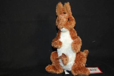 Douglas Soft Lovey Mom  Baby Kangaroo 8'' Stuffed Animal Lovey Toy