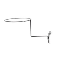 Slatwall Large Millinery Arm Hat Display in Chrome Shop Retail Display (J53L)