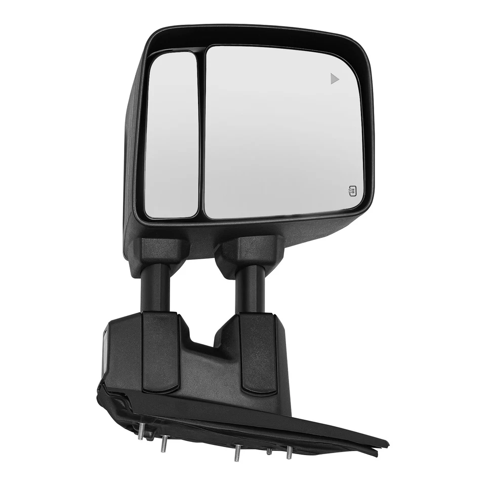 For 2017-2022 Nissan Titan Left Power Heated Towing Mirror w/ Blind Spot Chrome - Image 3 of 4
