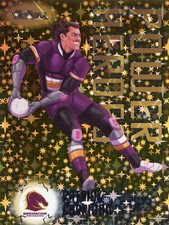 2023 NRL Traders Yellow Power Heroes Card Patrick Carrigan Broncos PHY 01  #148