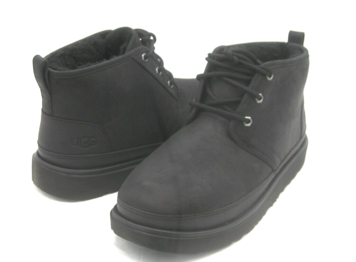 NEW UGG Neumel Weather II Mens Size 5 Black Waterproof Leather Lace Up Boots Ugg Men main image 3