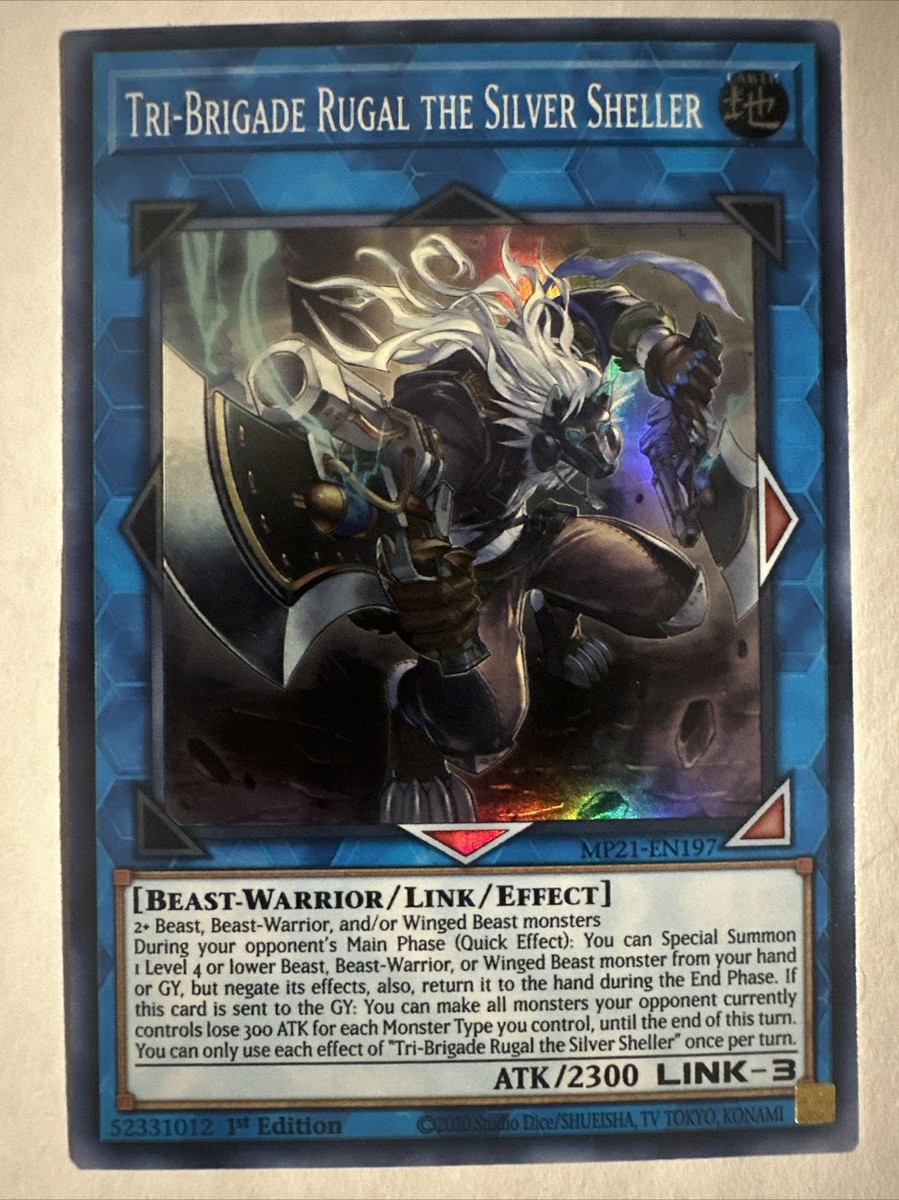 Yugioh! Tri-Brigade Rugal the Silver Sheller - MP21-EN197 - Super