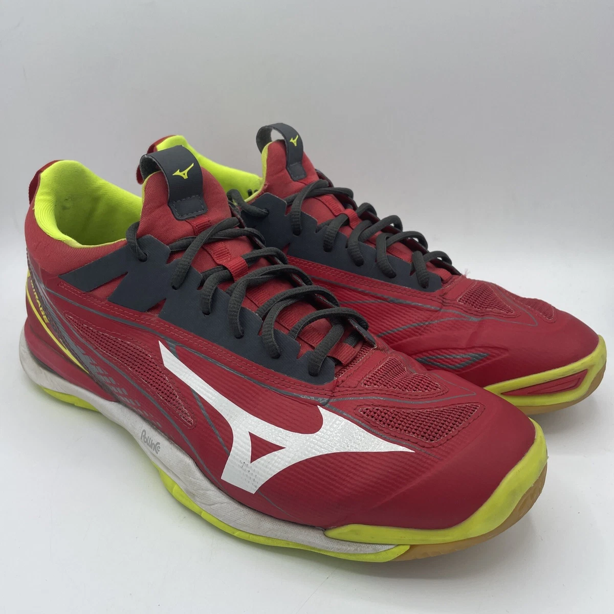 Mizuno Mens Wave Mirage 2 Red Running Sneakers Shoes 11.5 Medium D BHFO 0467