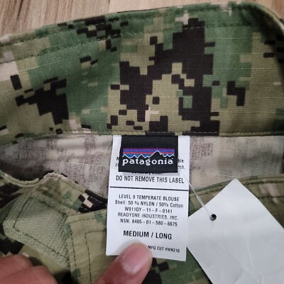 Patagonia AOR2 Level 9 Temperate Blouse MEDIUM Long Field