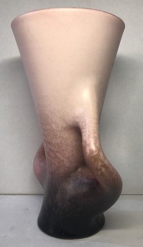 Rare Grand Vase Ansés Dans Le Goût De Pol Chambost Vallauris Vintage H 35,5 Cm - Imagen 2 de 12
