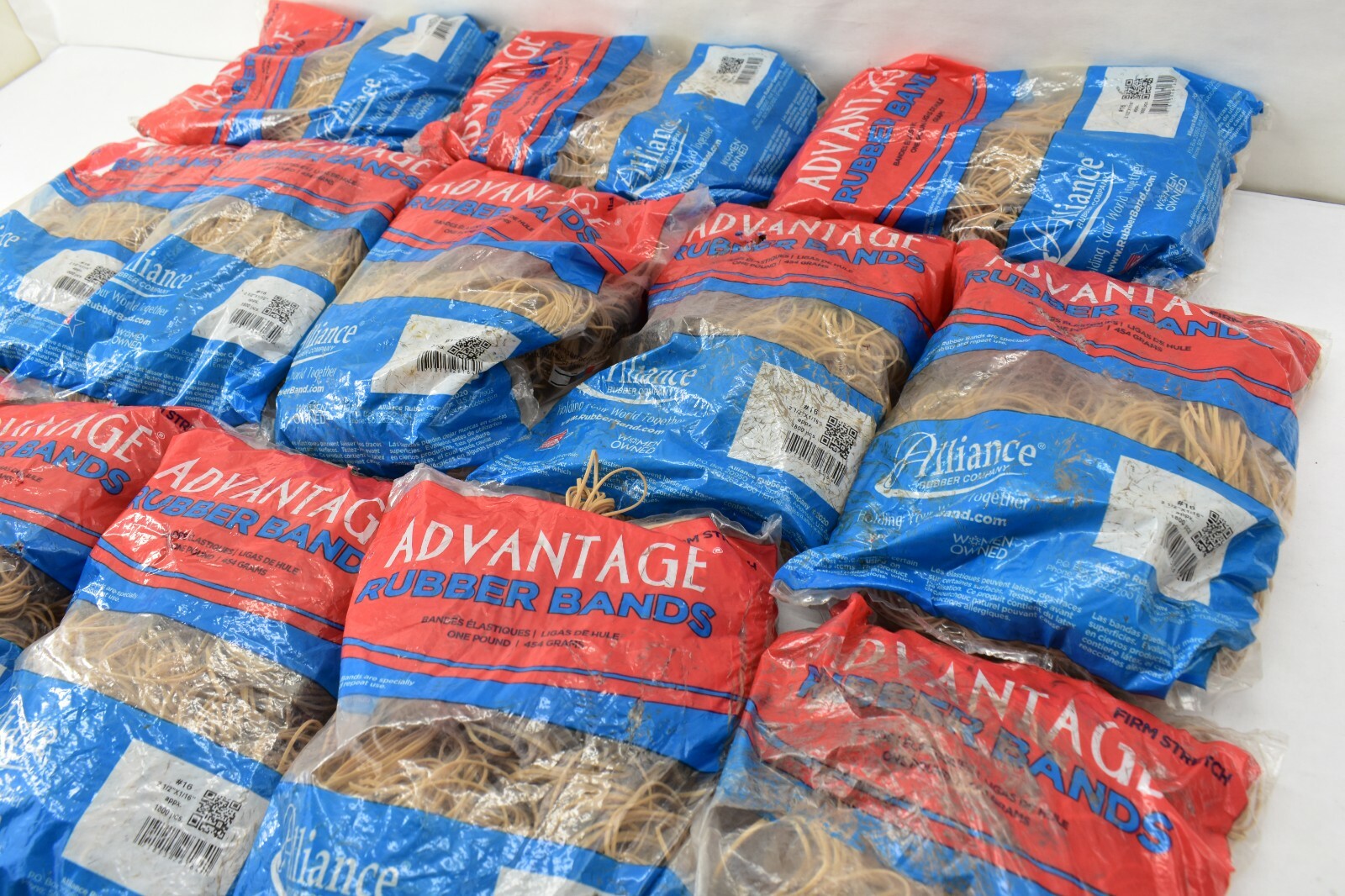 23,400 Alliance Rubber Company Advantage Firm Stretch Bands 2-1/2" X 1/16"