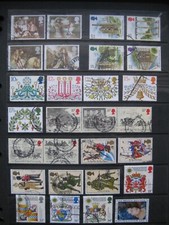 GB x 7 Commemorative year sets from 1980 s, fine used