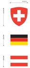 FLAG FLAGS FLAG FLAGS COLOURS COLOURS ENSIGN GERMANY AUSTRIA SWITZERLAND
