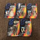 Mixed Lot Of 5 Star Wars Action Figures The Power Of The Force New