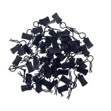 50pcs RC Body Clips Car with Pull Tabs Black 