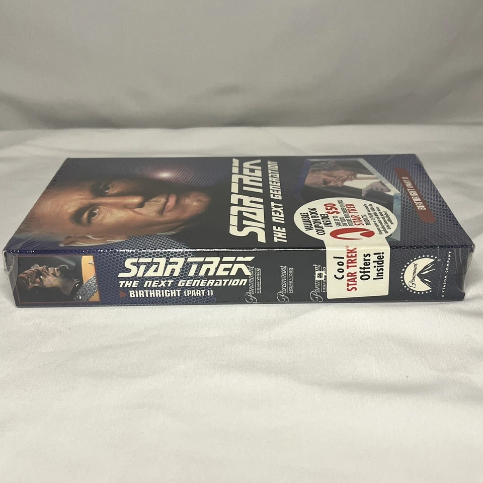 Star Trek: The Next Generation VHS Birthright Part 1 NEW SEALED - Image 4 of 4