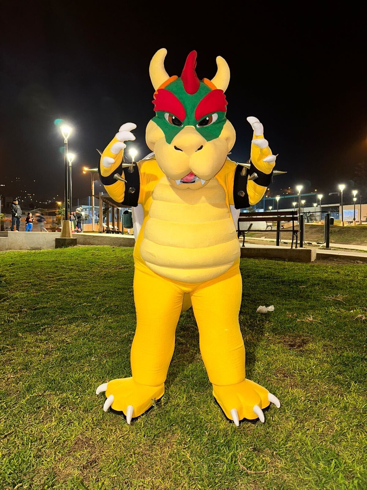 Mascot character Mario Bros - Bowser - Our Sizes L (175-180CM)