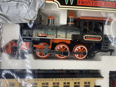 New Bright Western Line Frontier Railroad Company Battery Operated