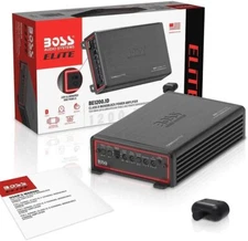 BOSS Audio Elite BE1200.1D Class D Car Amplifier 1200 Watt 1-Ohm Subwoofer Amp