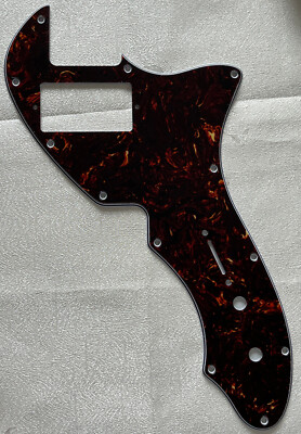 Custom For Fender Telecaster Thinline/Tele 69 PAF Guitar Pickguard Brown Tortois