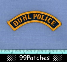 BUHL (4.5" Tab Size) IDAHO Police Shoulder Patch 1C