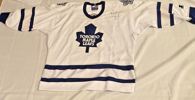 Toronto Maple Leafs - Ron Ellis “Autographed” (Replica) NHL Jersey Cert Of Auth.