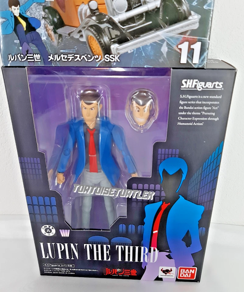 S.H.Figuarts Lupin III the third Bandai Action Figure Tomica Premium Benz SSK - Image 2 of 4