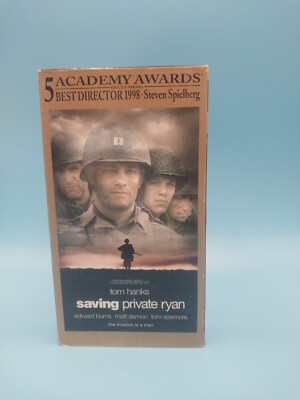Saving Private Ryan (VHS, 1998) Tom Hanks WW2 War Drama