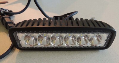 Roadshock LED 6'' Spot Model No.57189 READ!! Some hardware missing.