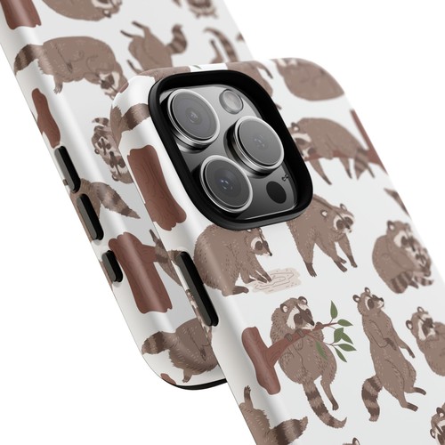 Raccoon Forest Phone Case - Cute Woodland Design, Animal Lover Gift - Dual Layer - Picture 6 of 177