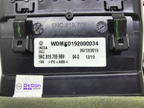 VOLKSWAGEN TIGUAN DASHBOARD AIR VENT GRILL LEFT SIDE OEM 5NC819709 2019 - Picture 7 of 8