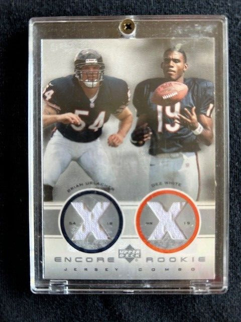 Brian Urlacher / Dez White    RC Certified Game Used  JERSEY Card