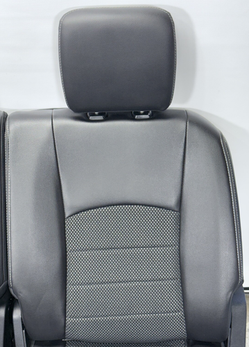 ✅ 13-24 RAM 1500-3500 SPORT CREW CAB OEM LEATHER / CLOTH HEATED SEATS SET BLACK - Picture 18 of 24