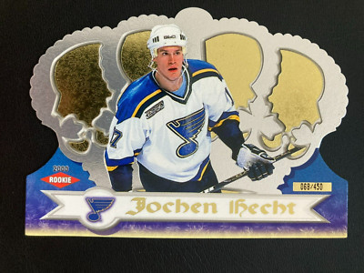 1999-00 Pacific Crown Royale RC Rookies Silver 116 Jochen Hecht ed/450