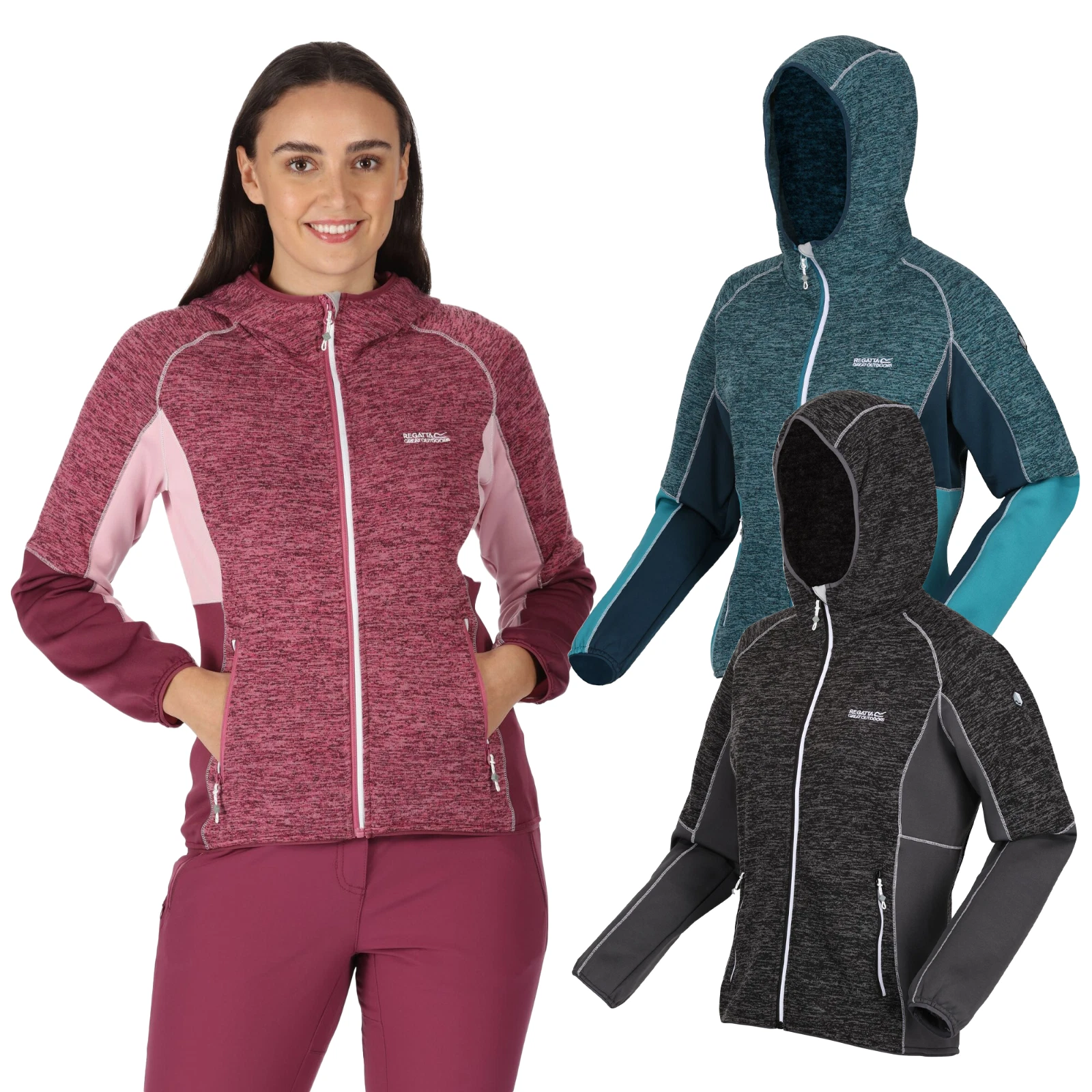 Regatta Womens Walbury IV Hoodie Hooded Fleece Jacket Jumper Sweater Top RRP 75
Opens in a new windo