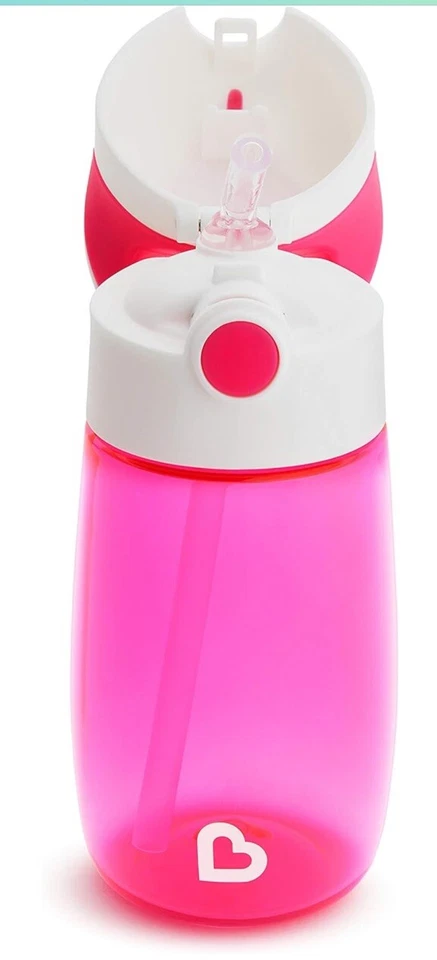 Biberón Munchkin 12 oz 18 meses+! ¡A prueba de derrames! ¡Libre de BPA! ¡Nuevo! Foto 2 de 4