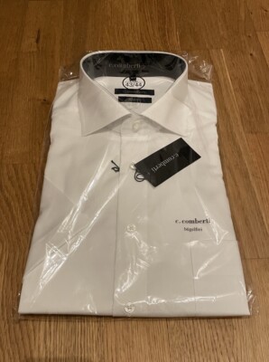 Hemd, Größe 43/44, C. Comberti, weiß, original verpackt 