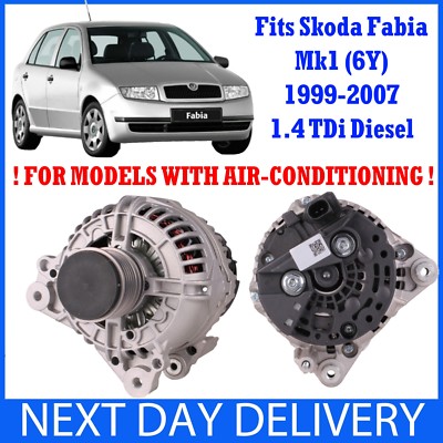 SKODA FABIA MK1 6Y 1999-2007 1.4 TDi DIESEL NEW ALTERNATOR AMF BNV BNM