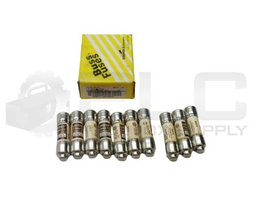 NEW BOX OF 10 BUSSMANN KTK-R-1 LIMITRON FUSE 1A 600VAC
