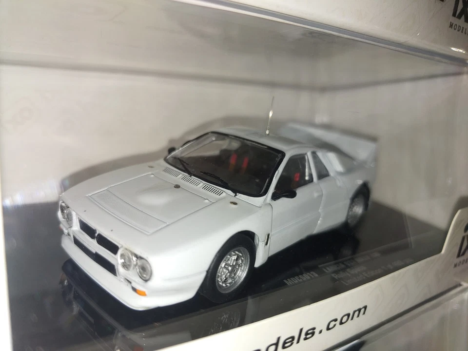 1x IXO MDCS013 LANCIA 037 Gr.B Plain body White TEST CAR Ready To Race 1:43 RARE - Immagine 2 di 4