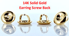 Best 14k Solid Gold Earring Back Replacement Earring Screw Back Threaded VIDEO