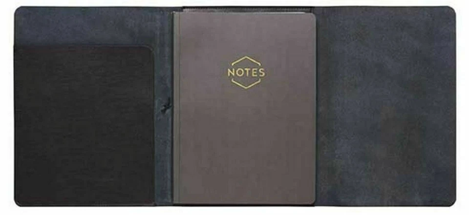C.R. Gibson Tri-Fold Refillable Leather Journal with Elastic Closure - Image 4 of 4