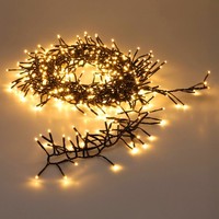 AußEn BüSchel Lichterkette Warm + Timer - 192 Led - Weihnachts Baum Beleuchtung