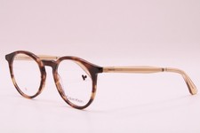 NEW CALVIN KLEIN CK 23515 240 HAVANA GOLD CLEAR AUTHENTIC EYEGLASSES 50-20