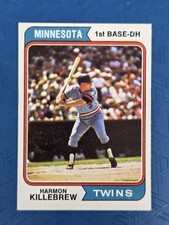 1974 Topps #400 Harmon Killebrew Minnesota Twins BASEBALL Card 2E