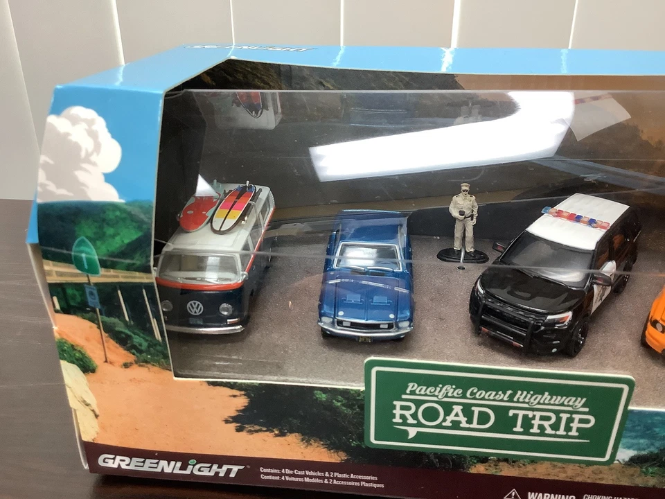 Pacific Coast Highway Trip Greenlight Diorama 1:64 lote de 4 coches++ LEER Foto 2 de 4