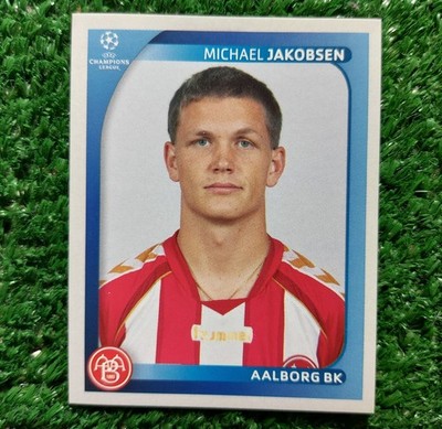 PANINI 2008/09 CHAMPIONS LEAGUE AALBORG FOOTBALLERS FIGURE N°28 JAKOBSEN 2009 