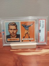 1957 Topps #119 Bart Starr ROOKIE RC PSA 1 Graded Football Card Green Bay Packer. rookie card picture
