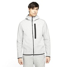 Nike Men's Sportswear Tech Fleece Full-Zip Hoodie Grey Sz X-Large DD4688-010