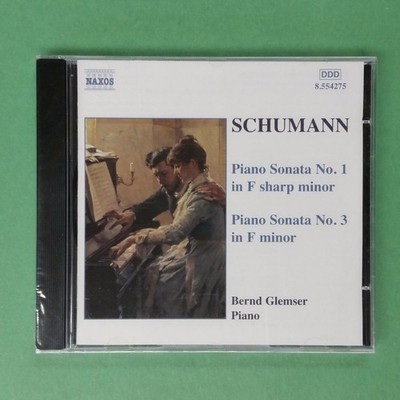 SCHUMANN Piano Sonata No 1 & 3 CD Compact Disc SEALED Naxos 8 554275
