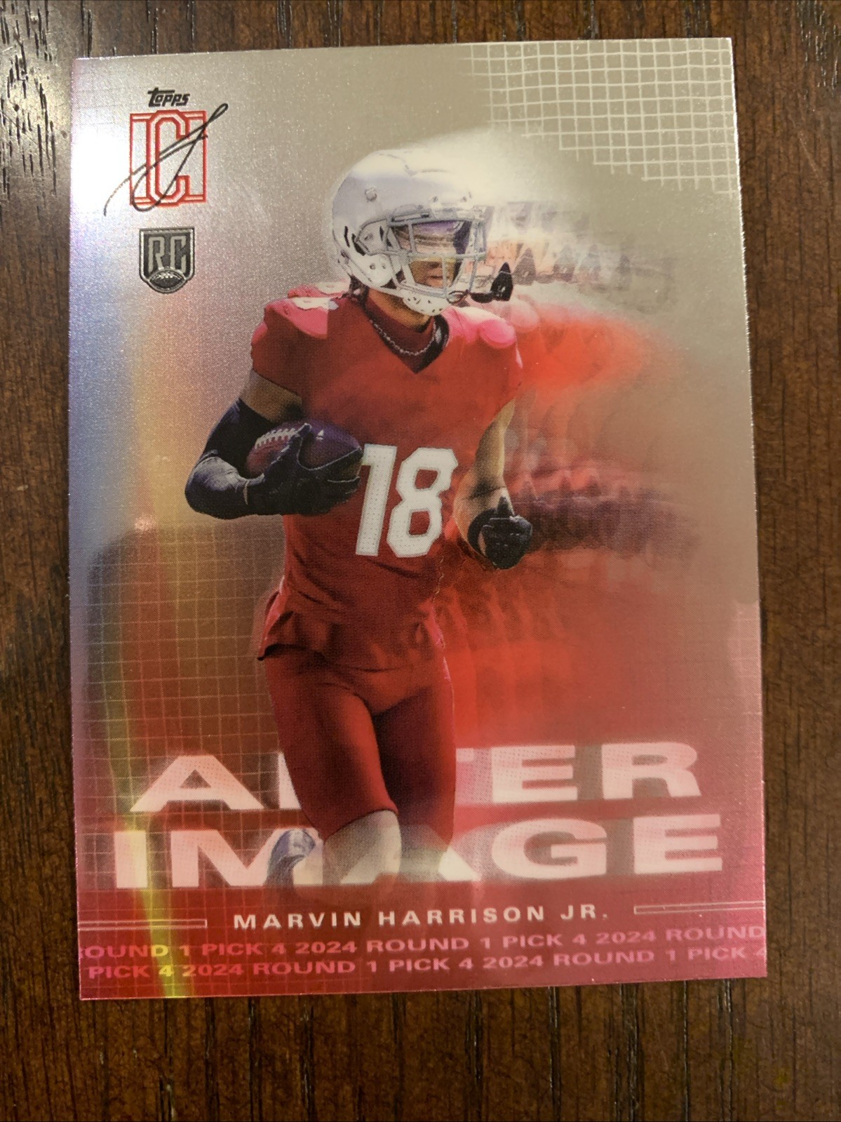 2024 Topps Signature Class - After Image Marvin Harrison Jr. #AI-18 (RC)