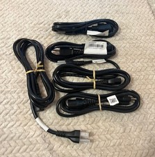 Standard IEC power cords. 5 of them