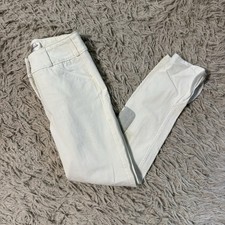 Women  s Size 24 White Tailored Sportsman Knee Patch Horseback Riding Breeches